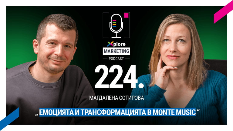 Xplore Marketing – Еп. 224: Магдалена Сотирова – “Емоцията и трансформацията в Monte Music“